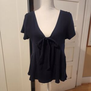 SHEIN Women's V-neck Short-sleeved Tunic